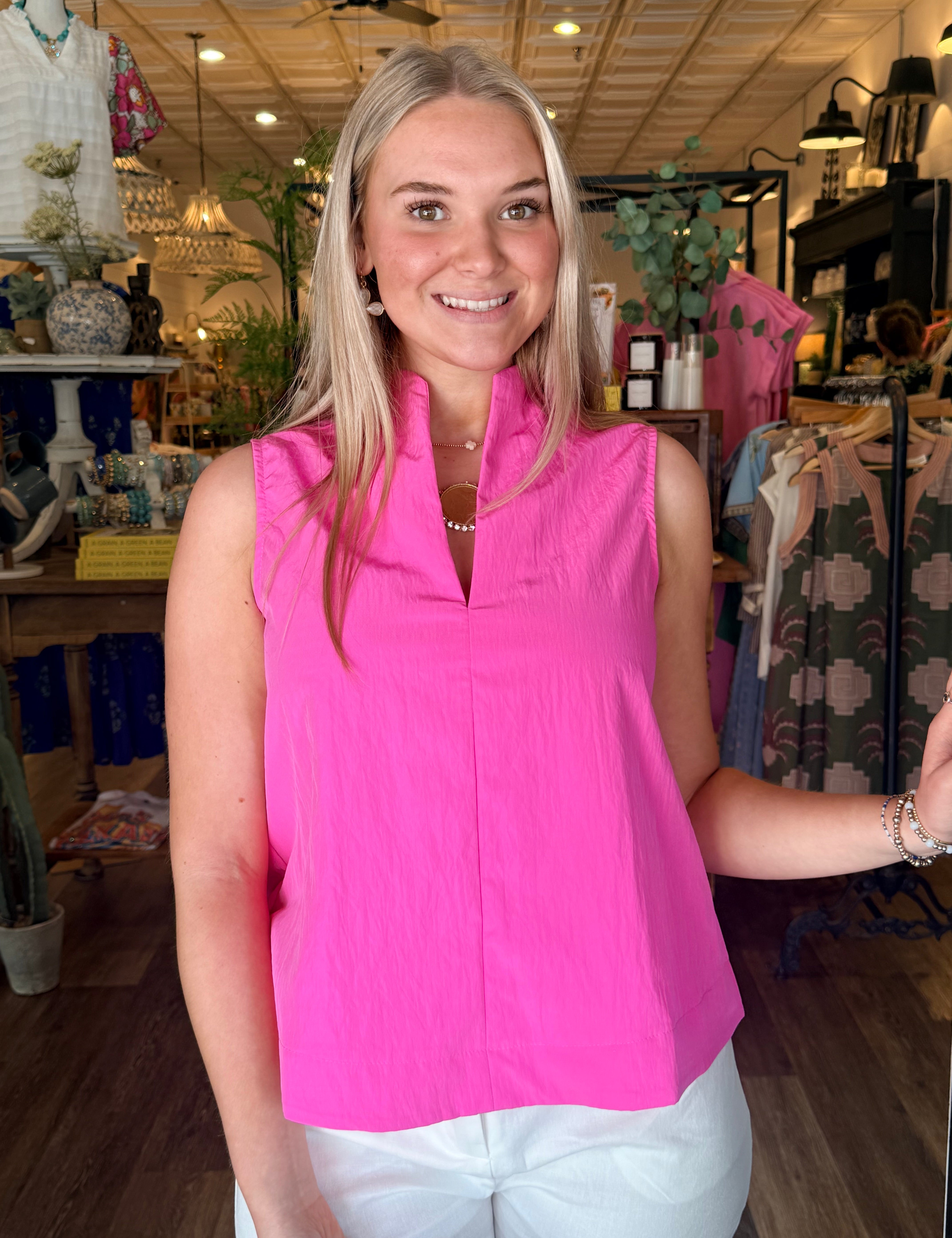 Rhonda V-Neck Top