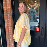 Nina Gingham Top