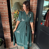 Vickie Embroidered Maxi Dress