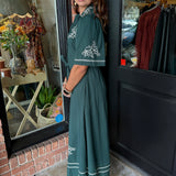 Vickie Embroidered Maxi Dress
