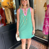 Carlie Gingham Mini Dress