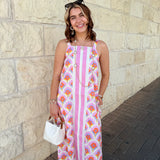 Lois Floral Midi Dress
