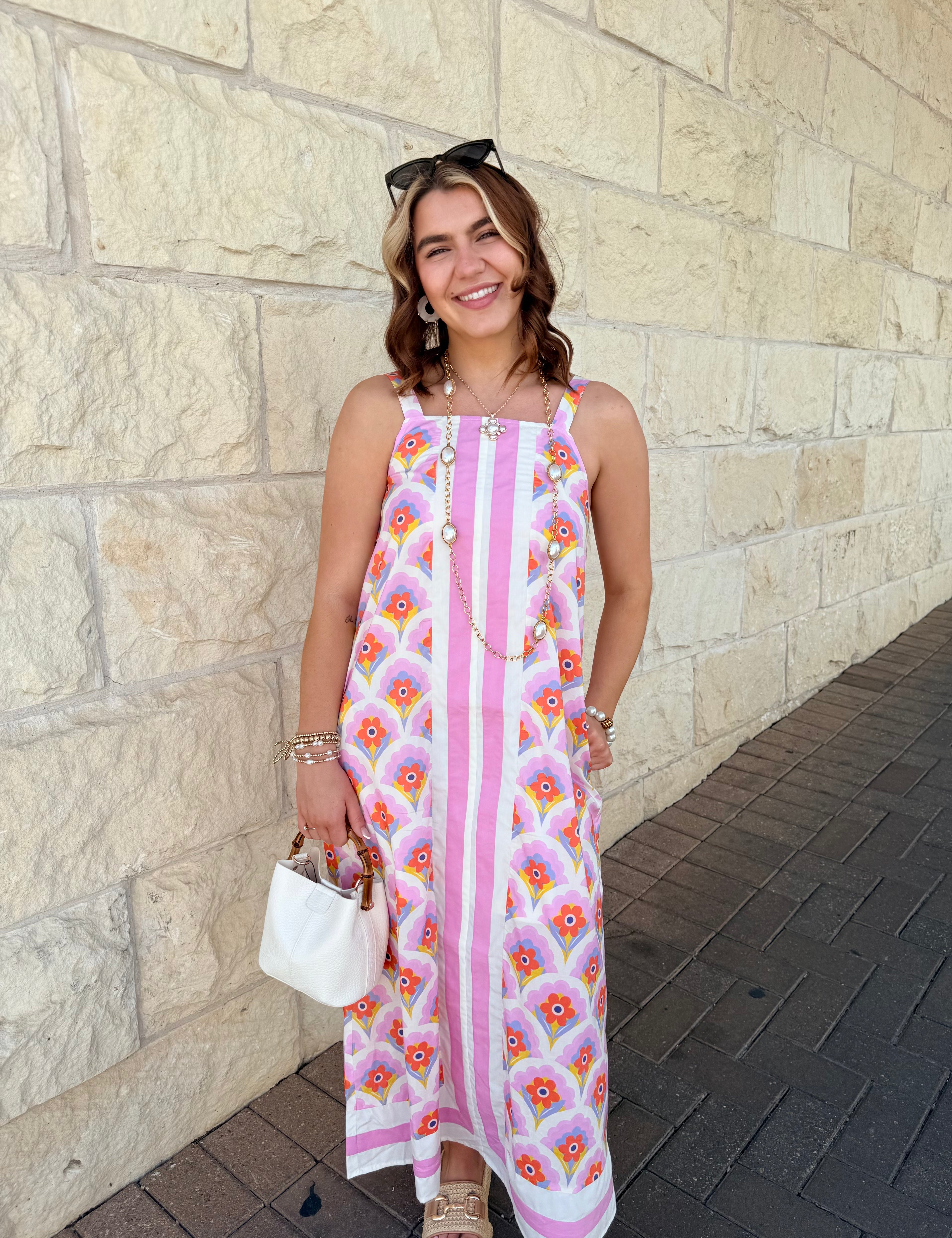 Lois Floral Midi Dress