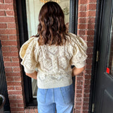 Mina Puff Sleeve Sweater