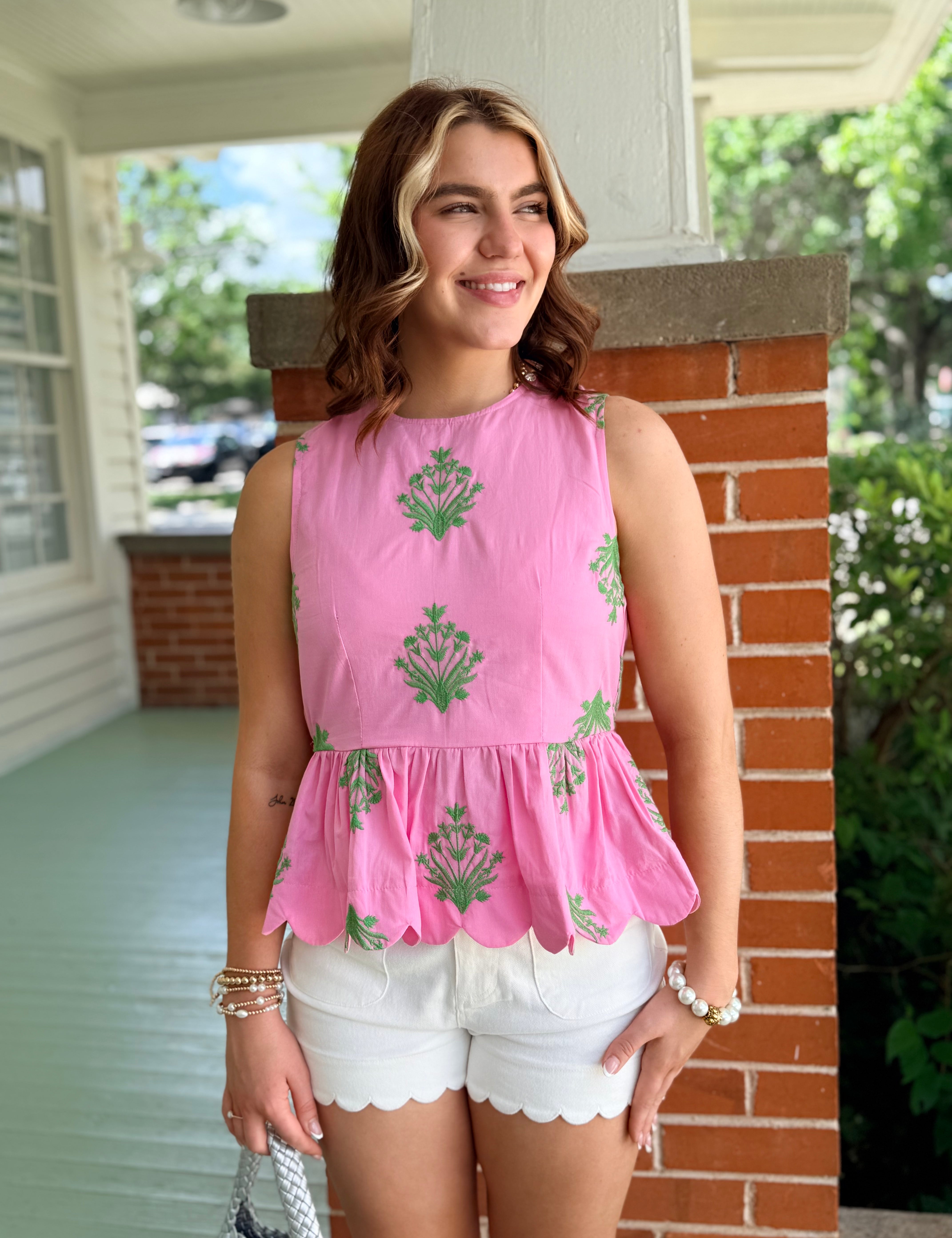 Lorraine Botanical Top