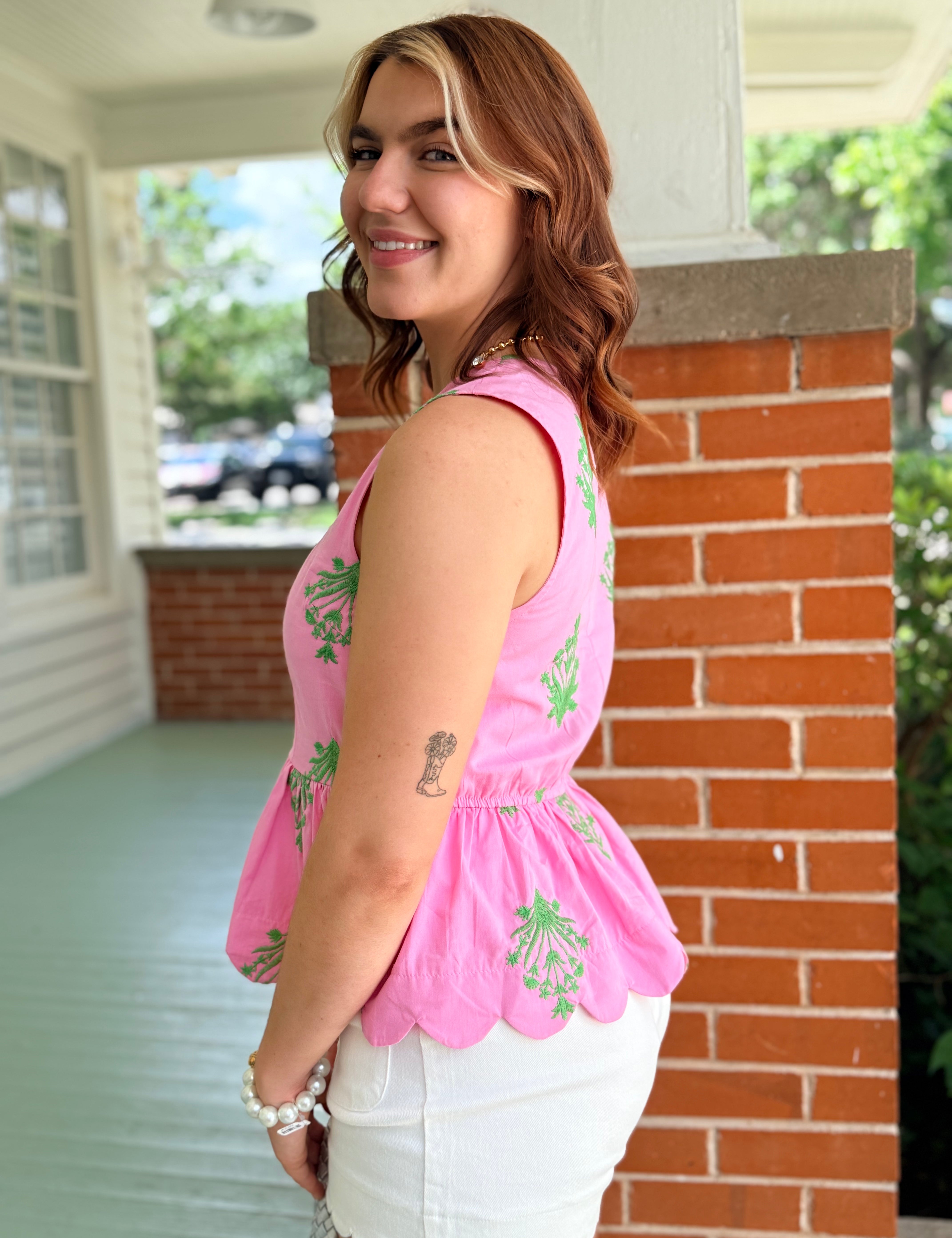 Lorraine Botanical Top