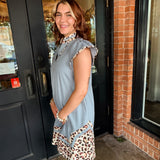Trina Leopard Mini Dress