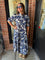 Josie Boho Leaf Print Dress