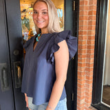 Erica Flutter Sleeve Top