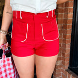 Barbara High Waist Shorts