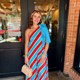 Michelle One Shoulder Midi Dress