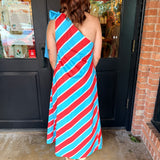 Michelle One Shoulder Midi Dress