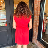 Hailey Half Zip Mini Dress