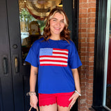 Janet 4th of July Relaxed Shirt