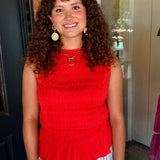Tallulah Smocked Tank Top