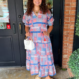 Monica Tassel Maxi Dress