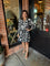 Priscilla Leaf Print Dress