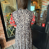 Nellie Cheetah Midi Dress