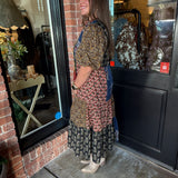 Cady Puff Sleeve Tiered Dress