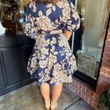 Betty Dress- Midnight Blue