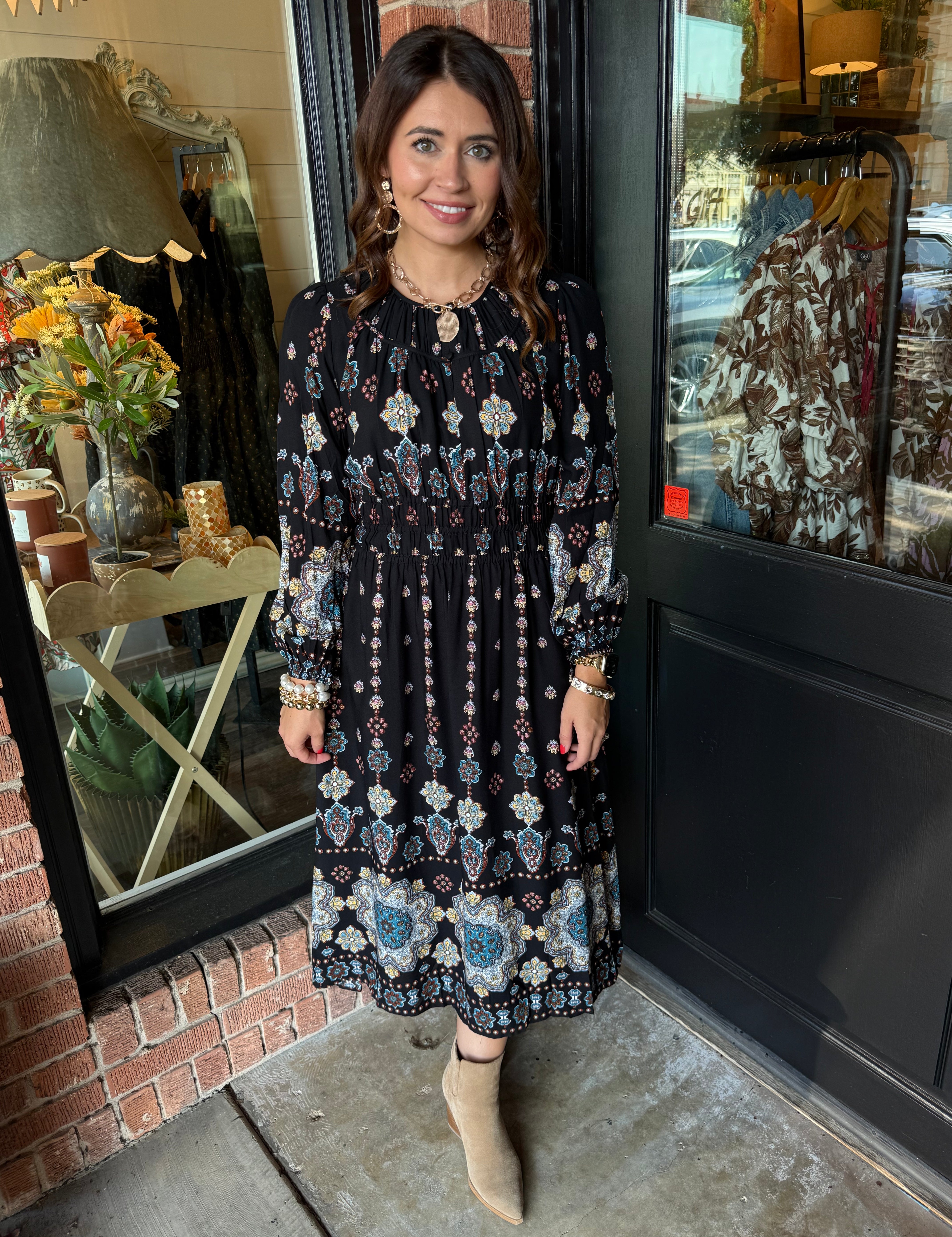 Joyce Pattern  Maxi Dress