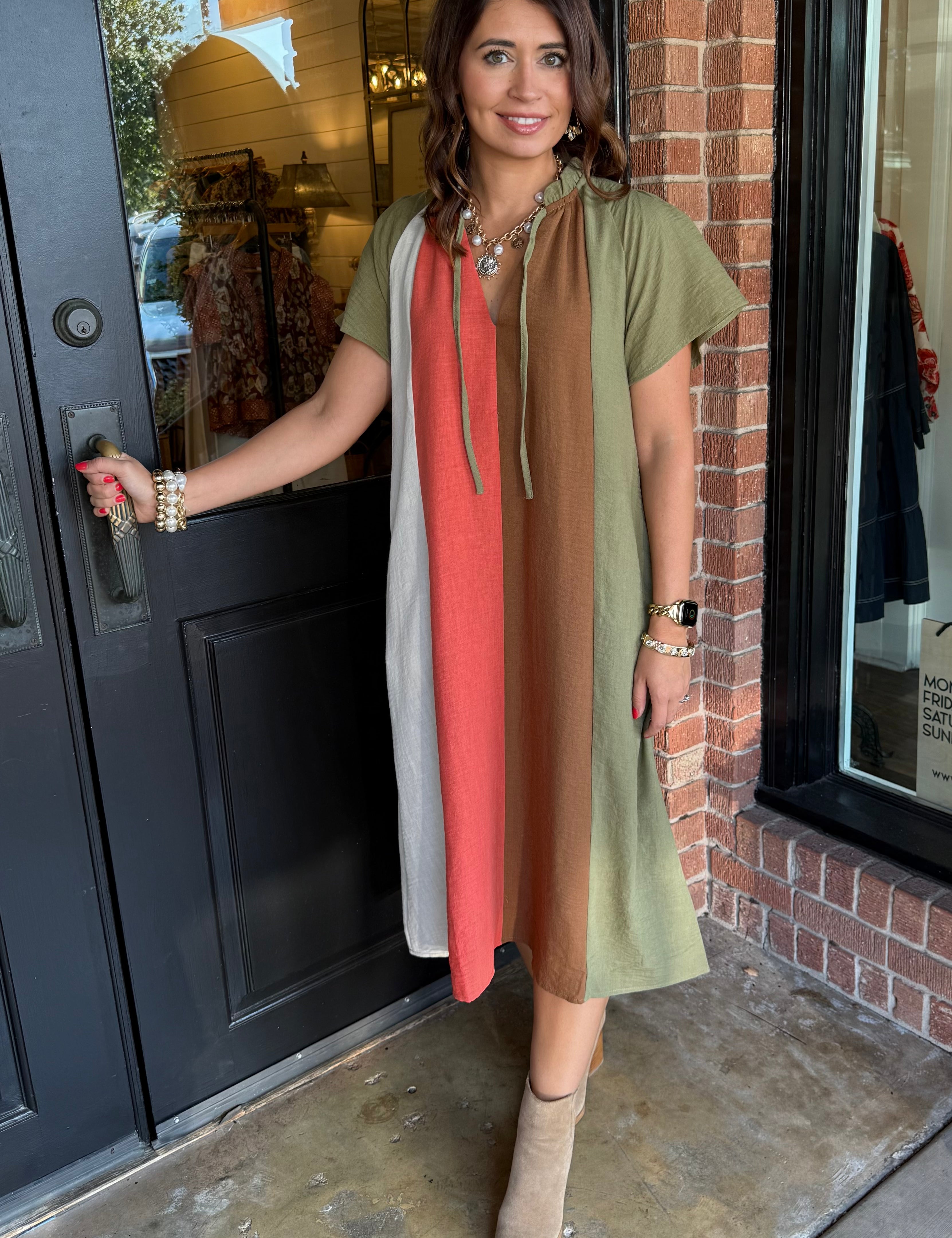 Presley Colorblocked Dress