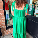 Delaney Appliqué Midi Dress