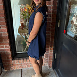 Peyton Button Up Denim Dress