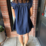 Peyton Button Up Denim Dress