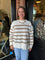 Scarlet Oversize Striped Sweater