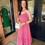 Margo Gingham Midi Dress