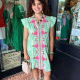 Magnolia Embroidered Dress