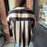 Hadley Striped Satin Top