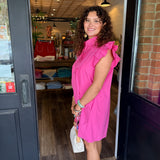 Brielle Ruffle Sleeve Mini Dress