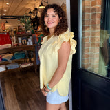 Bailey Ruffle Sleeve Blouse