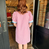 Brinley Striped Shift Dress
