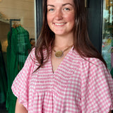 Bailee Gingham Blouse
