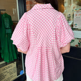 Bailee Gingham Blouse