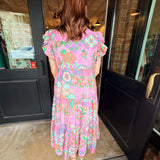 Reyna Floral Midi Dress