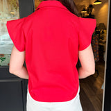 Sutton Cutout Neckline Top