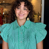 Myriah Gingham Top
