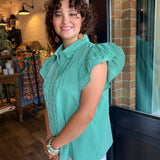Myriah Gingham Top