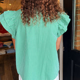 Myriah Gingham Top