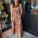Delaney Pleated Maxi Dress
