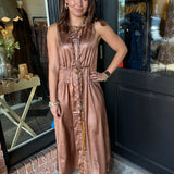 Delaney Pleated Maxi Dress
