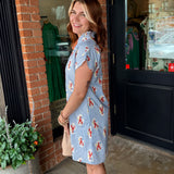 Harper Lobster Print Dress