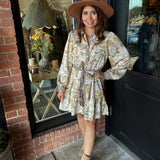 Wynonna Western Print Dress