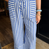 Lory Stripe Wide Leg Pants