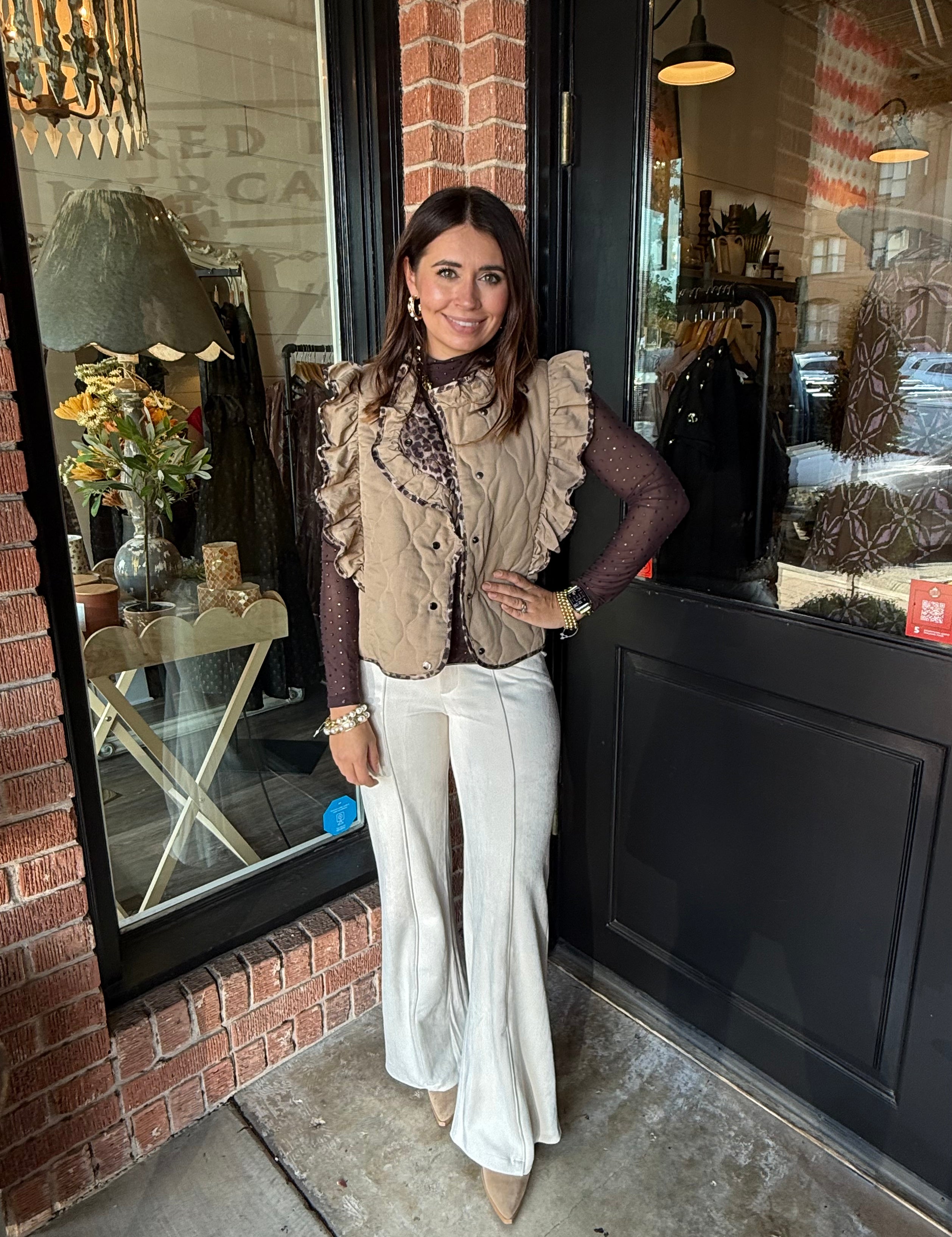 Lacey Quilted Vest