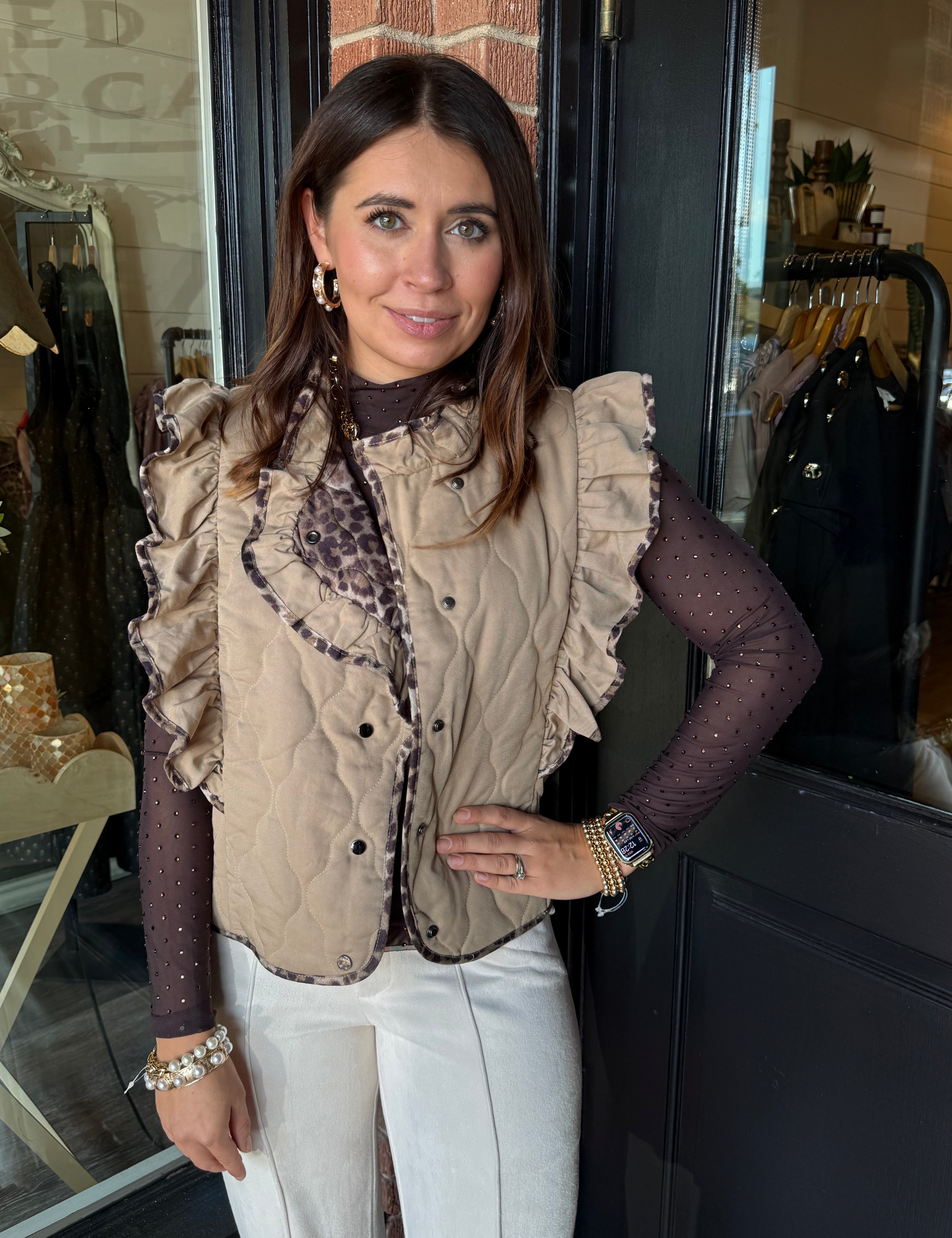 Lacey Quilted Vest